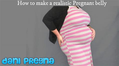 how to make a fake pregnant belly with clothes